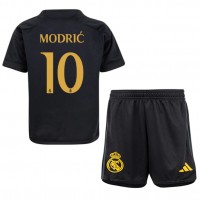 Koszulka piłkarska Real Madrid Luka Modric #10 Strój Trzeci dla dzieci 2023-24 tanio Krótki Rękaw (+ Krótkie spodenki)